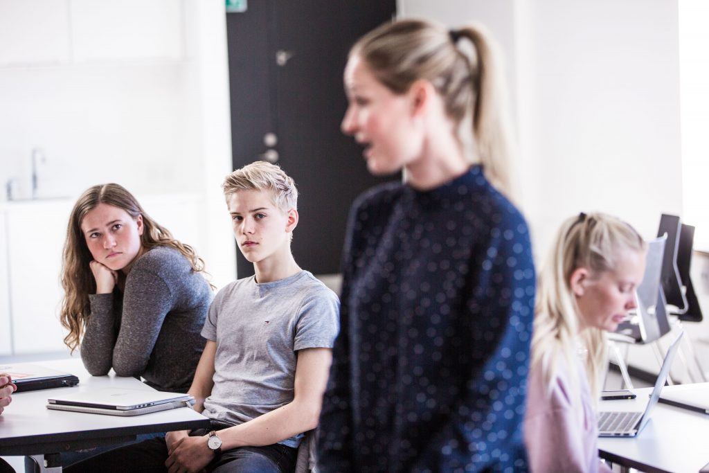 Stemningsbillede fra undervisning på TG