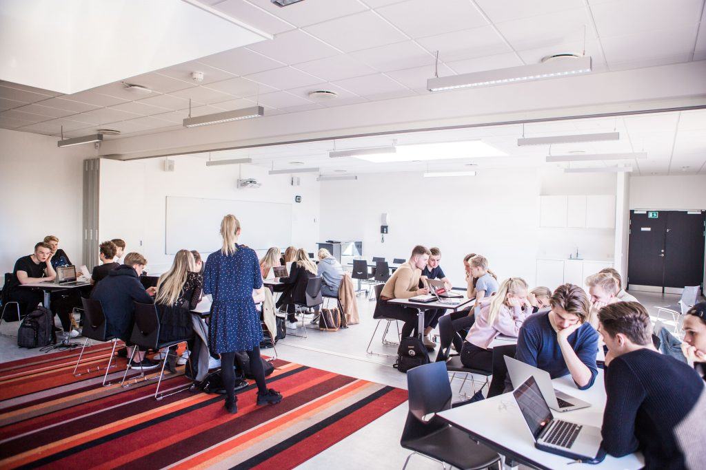 Stemningsbillede fra undervisning på TG